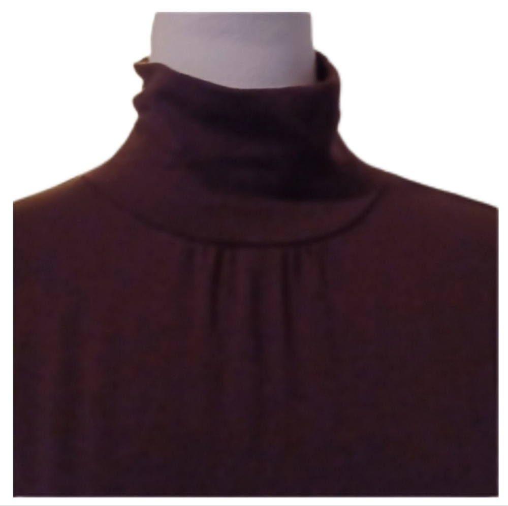 - Ana Brown Light Turtleneck Sweater Women's Size Medium Petite